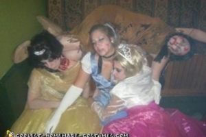 Disfraces caseros de princesas Disney muertas