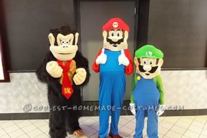 Disfraces de Mario, Luigi y Donkey Kong para niños