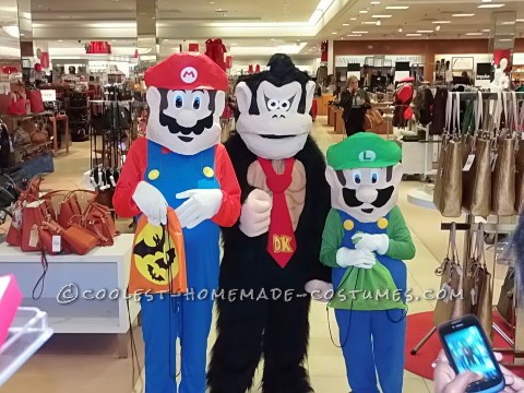 Disfraces de Mario, Luigi y Donkey Kong para niños
