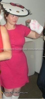 disfraz casero de hello kitty