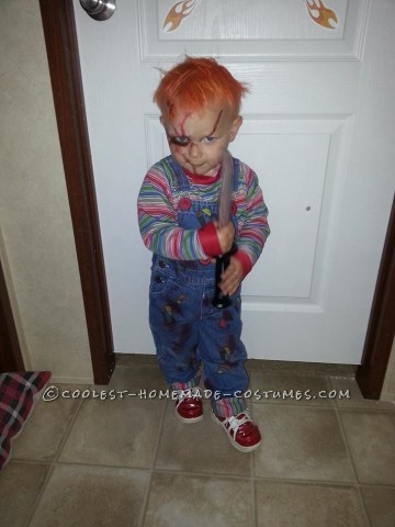 Disfraz de Chucky para niños pequeños: comenzó cuando tenía dos años