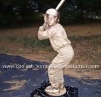 Disfraz de Halloween con el trofeo MVP de béisbol más genial