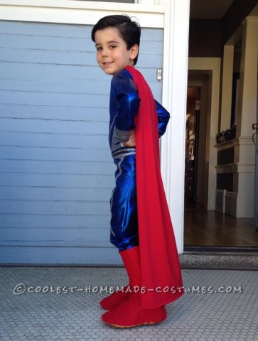 Disfraz de hombre de acero Superman para niño de 5 años