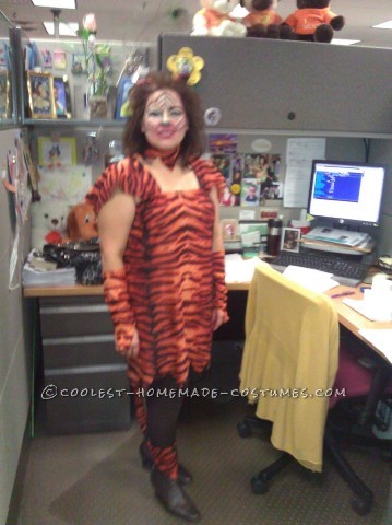 Disfraz de señorita tigre