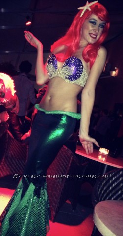 Disfraz de sirena sexy hecho a mano