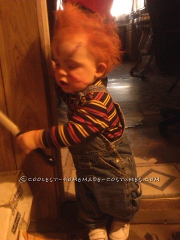 Disfraz espeluznante de Chucky de un año