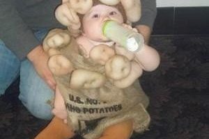 Disfraz infantil «La bolsa de patatas más chula»