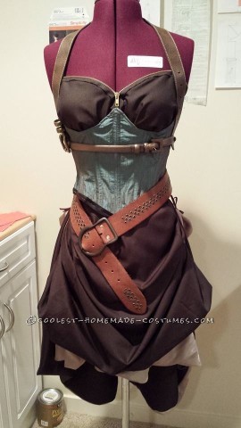 Disfraz sexy de sheriff Steampunk