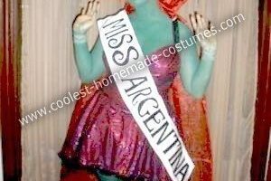 El disfraz casero de Halloween de Beetlejuice de Miss Argentina más genial