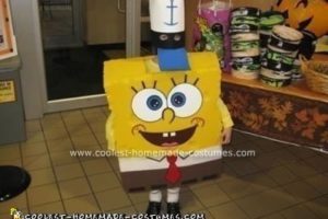 El disfraz casero más chulo de Bob Esponja con pantalón cuadrado