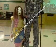 El disfraz casero más chulo de Jack Skellington y Sally