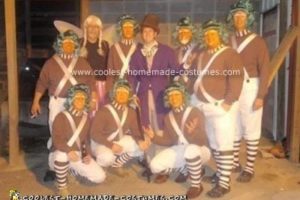 El disfraz casero más chulo de Willy Wonka y el Oompa Loompa