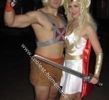 El disfraz casero más chulo de la pareja He Man y She Ra