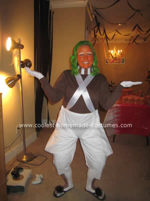     Disfraz de Willy Wonka y Oompa Loompa
