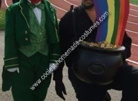 El disfraz casero más chulo para una pareja «Leprechaun and Pot of Gold»