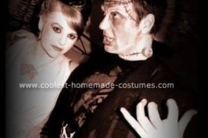 El disfraz casero más genial para un par de monstruos de Frankenstein
