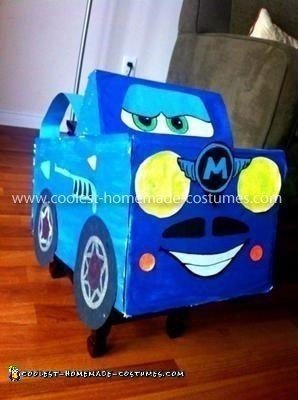 Disfraz casero de Finn McMissal de Cars 2