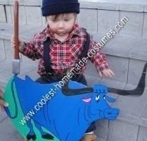 El disfraz de Halloween DIY más genial de Paul Bunyan