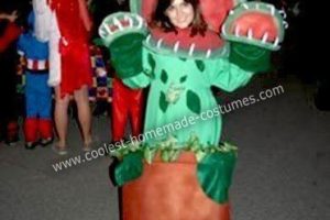 El disfraz de Halloween casero más genial de Venus Flytrap