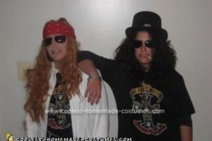 El disfraz de Halloween de Guns N Roses hecho en casa más genial