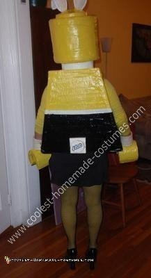 Disfraz de conejita de Playboy hecho en casa Lego Minifig Halloween