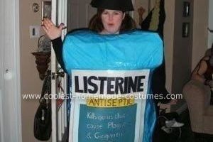 El disfraz de Halloween de héroe de acción de Listerine hecho en casa más genial