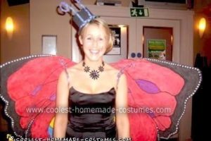 El disfraz de Halloween de mariposa funky casero más genial