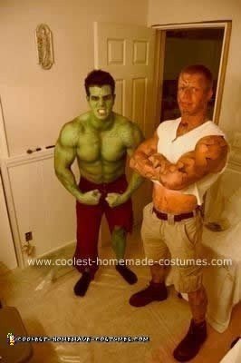 disfraz casero del increible hulk