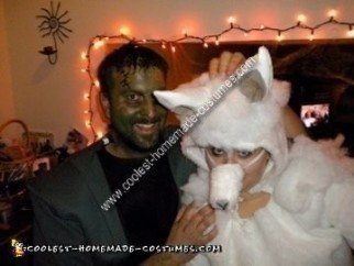 disfraz de alpaca casero