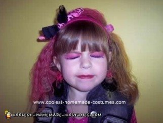 Disfraz infantil casero Cyndi Lauper
