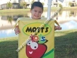 El disfraz de caja de jugo Mott casero más genial