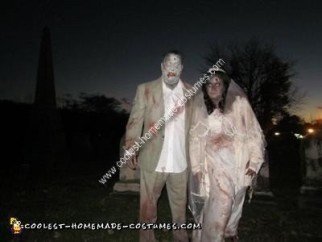 Disfraz de zombi casero para pareja