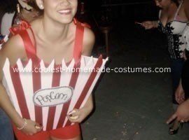 El disfraz de palomitas de maíz casero más genial de Halloween