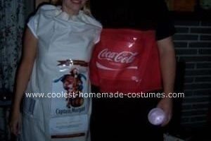 El disfraz de pareja de ron y cola casero más chulo