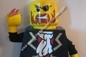 El disfraz de pirata casero más genial Lego Minifig