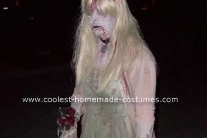 El disfraz de reina del baile de graduación de Halloween zombie más genial