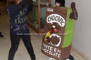 El mejor asesino de cereales y una caja de cereales Disfraz de Halloween