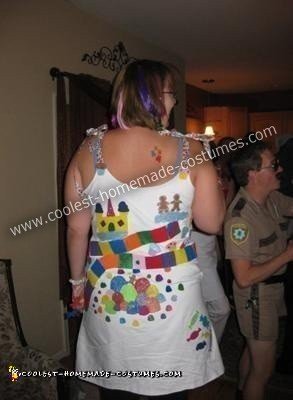 Traje casero Candyland