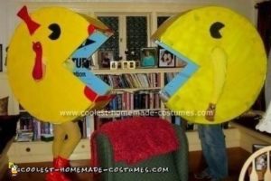 El mejor disfraz casero de Pacman y Miss Pacman