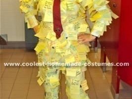 El mejor disfraz casero de Post It Man