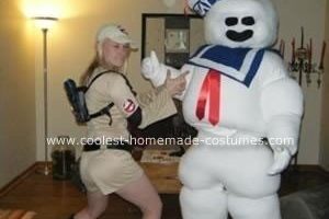 El mejor disfraz casero de Stay Puft Marshamallow Man