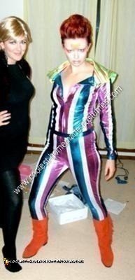 Disfraz casero de Ziggy Stardust