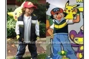 El mejor disfraz casero de entrenador de pokemon Ash Ketum