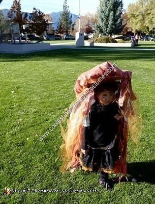 Disfraz de Medusa de Halloween hecho en casa