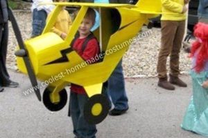 El mejor disfraz casero de piloto y avión para Halloween