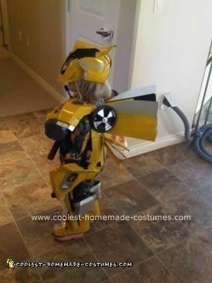 Transformador de disfraces casero Bumblebee