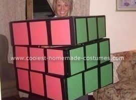 El mejor disfraz de Halloween hecho a mano con el cubo de Rubik