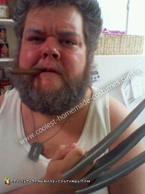 Disfraz de glotón jubilado hecho en casa