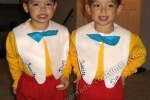 El mejor disfraz de bricolaje para gemelos: Twiddle Dee y Twiddle Dam