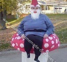 El mejor disfraz de gnomo de jardín para Halloween